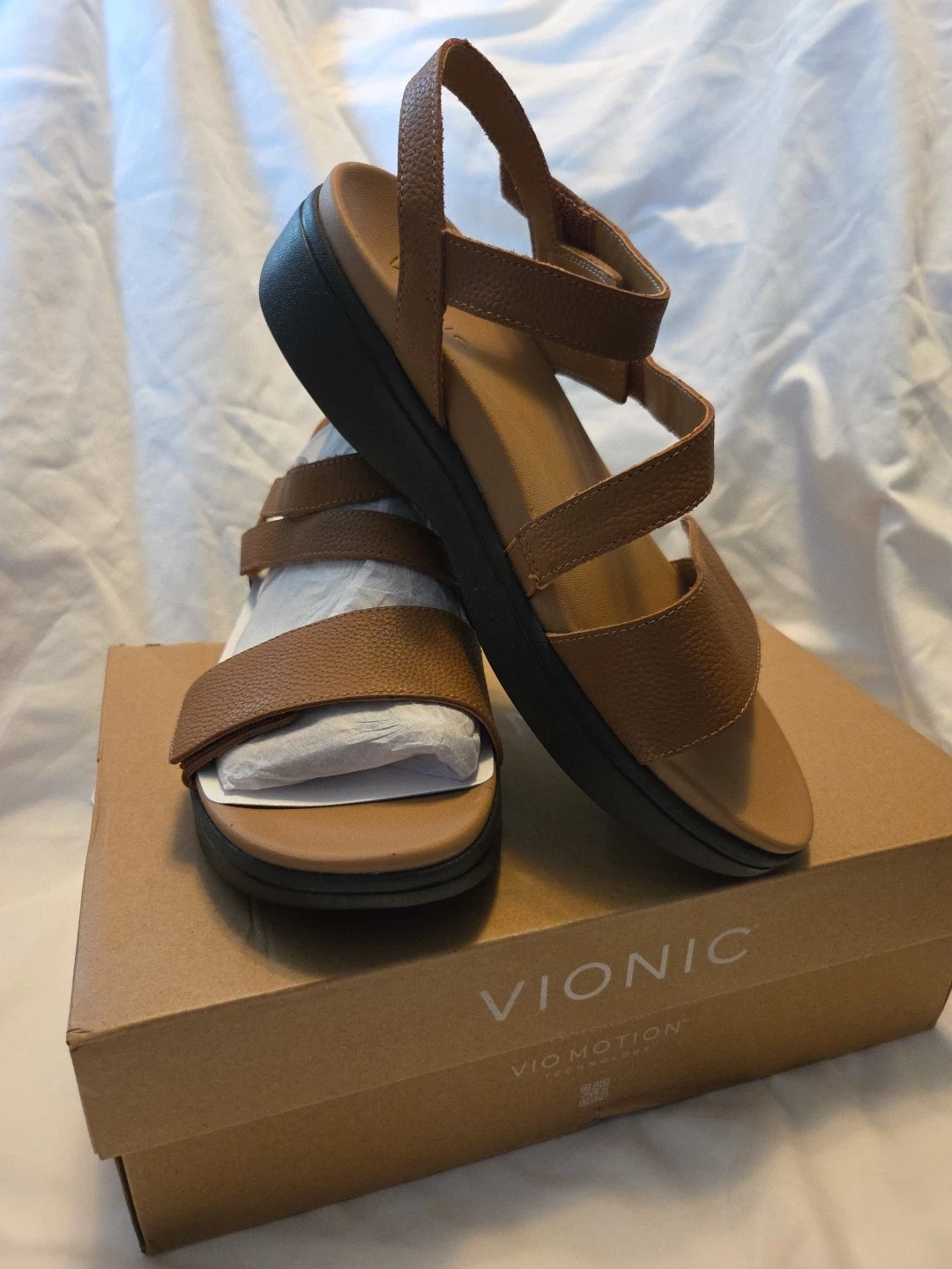 Vionic Sandal Women's Size 10 Wide, Brown. Style A688198194253