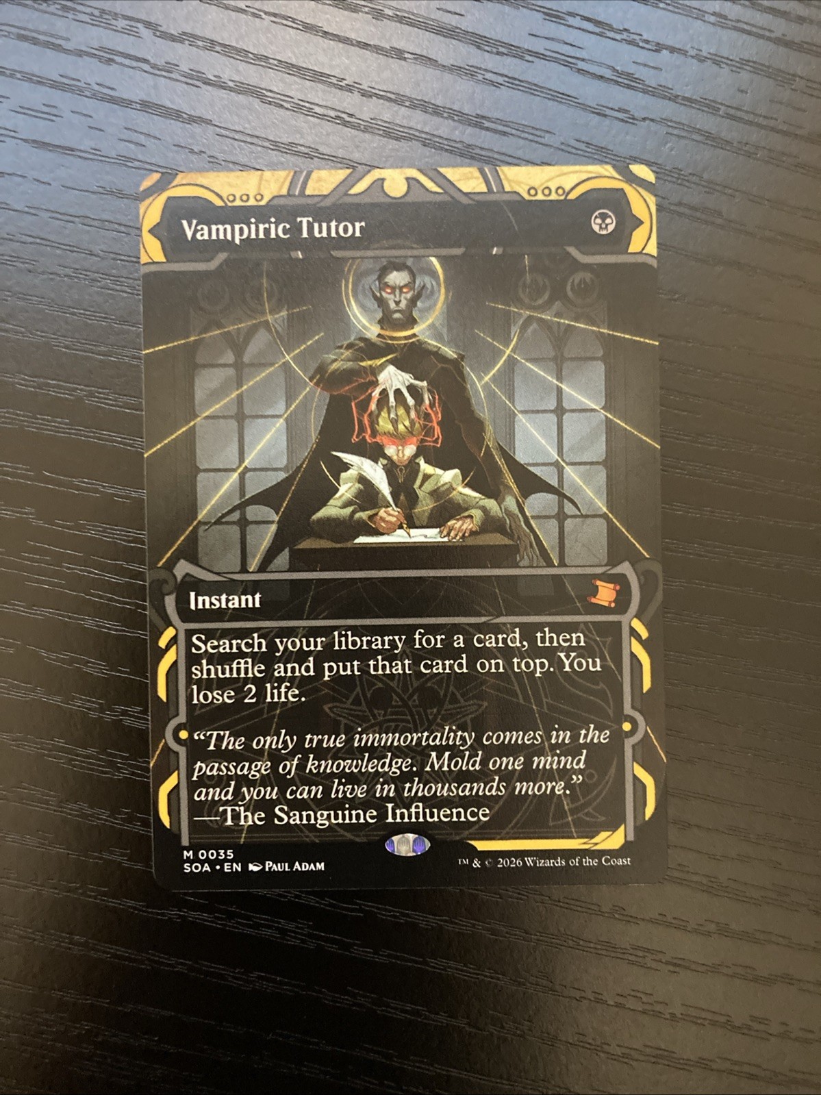 Vampiric Tutor 0035 Secrets of Strixhaven Mystical Archive Magic The Gathering