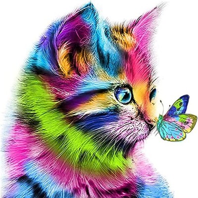 Diamond Painting Kits, 5D Full Drill Animal Gem Art Kits, Crystal Cross Stitch C