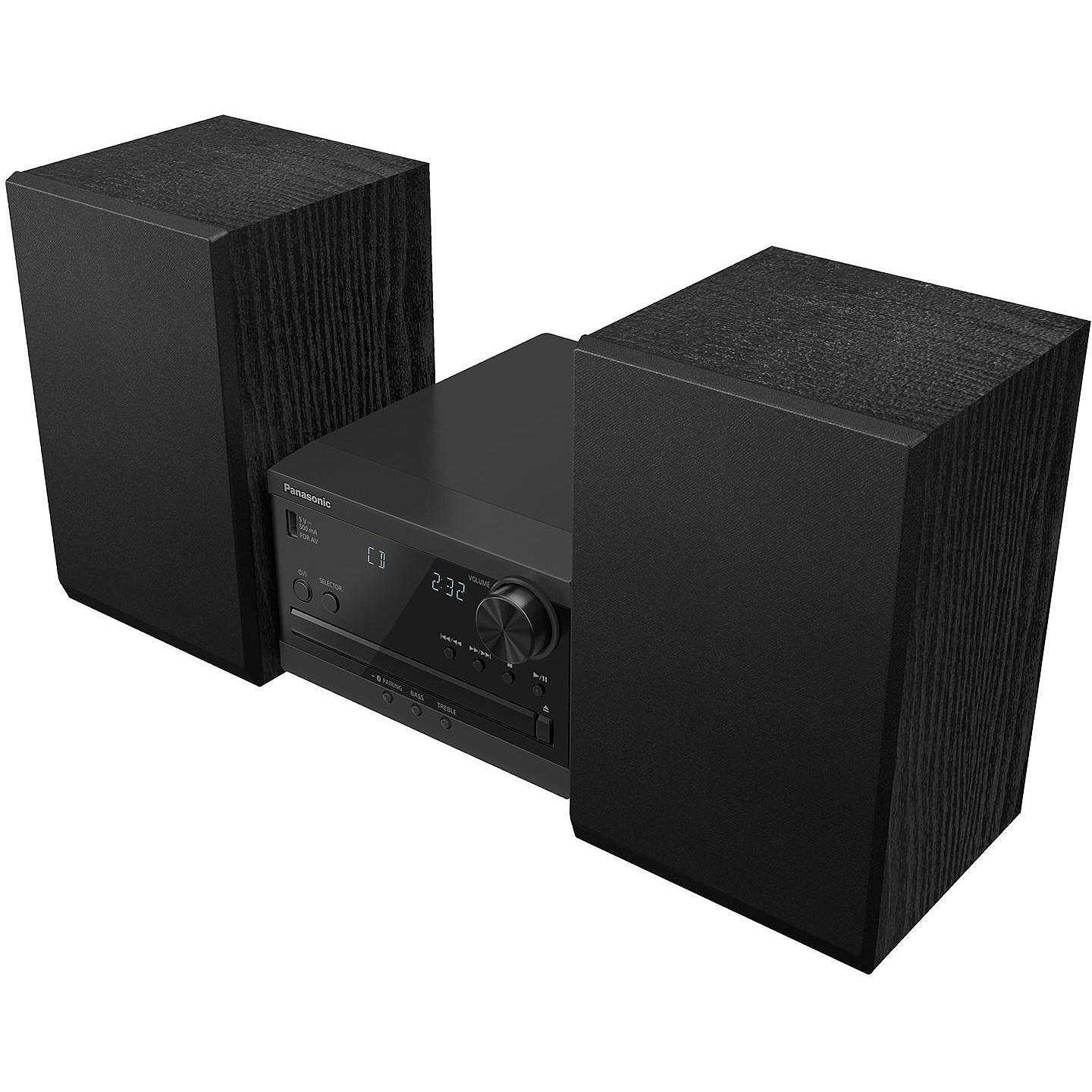 Micro Hi-Fi Panasonic SC-PM272EG-K Nero: Sistema 20W con USB e DAB+