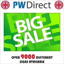 GE301 BIG SALE SIGN SEASON BARGAIN SALE REDUCED CLEARANCE FURNITURE CLOTHES