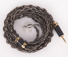 JSHiFi 8N Silver-Plated OCC Rare-Earth Copper Upgrade Cable qdc 2.5mm