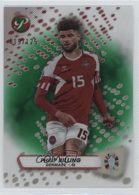 2023 Pristine Road to UEFA Euro 2024 Green Refractor /125 Philip Billing #45 5i3