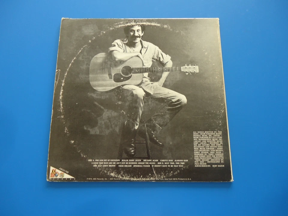 Jim Croce Life and Times LP (1973) ABCX-169 Gatefold - Image 3 of 4