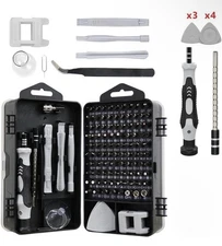115 in 1 Precision Screwdriver Set Acssart Magnetic Bit Computer Repair Tool Kit