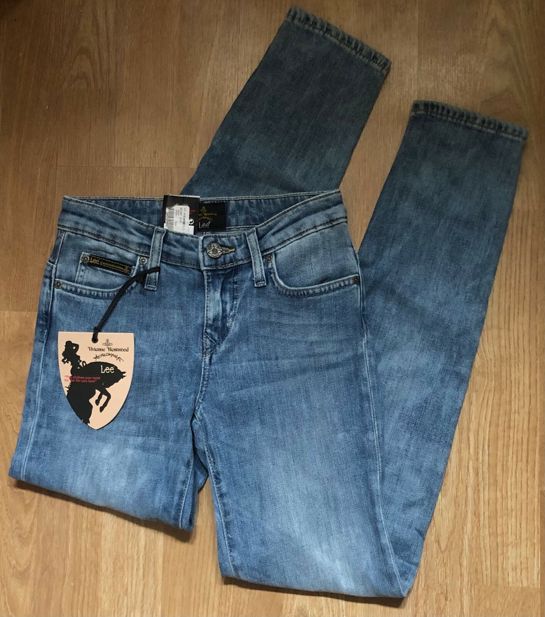 Vivienne Westwood × Lee skinny pants LEE VIVIENNE WESTWOOD ANGLOMANIA Women's Low Rise SKINNY