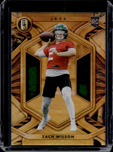 2021 Panini Gold Standard Zach Wilson RC #/99 No.102 Rookie New York Jets SP