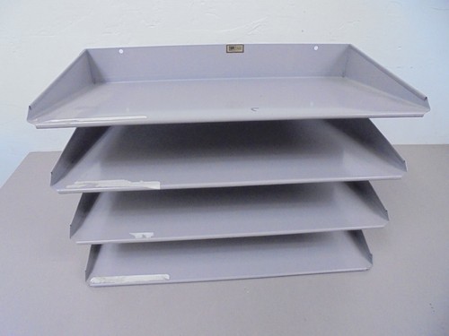 Horizontal File Organizer 4 Shelf  15" Wide x 8-1/2" Deep x 9-1/2" High