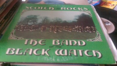 THE BAND OF THE BLACK WATCH-SCOTCH ON THE ROCKS-LP-vg QUALITY