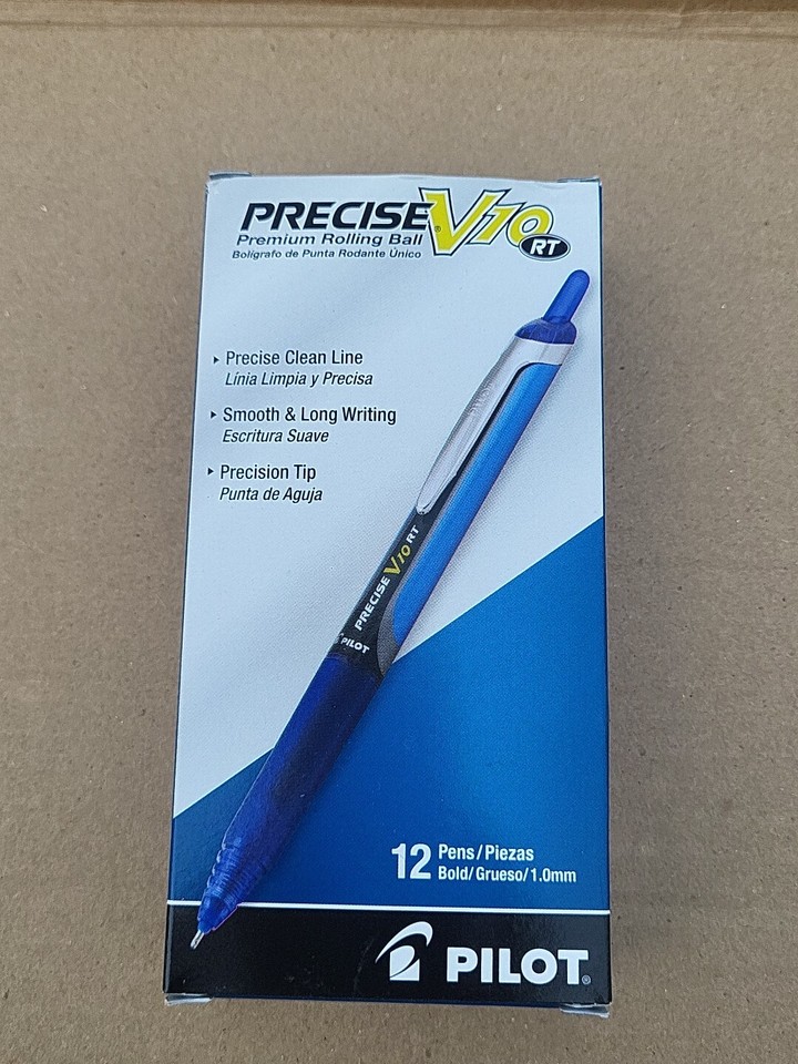 Pilot Precise V10 RT 12 Pens Premium Roller Ball 13453 Japan Writing