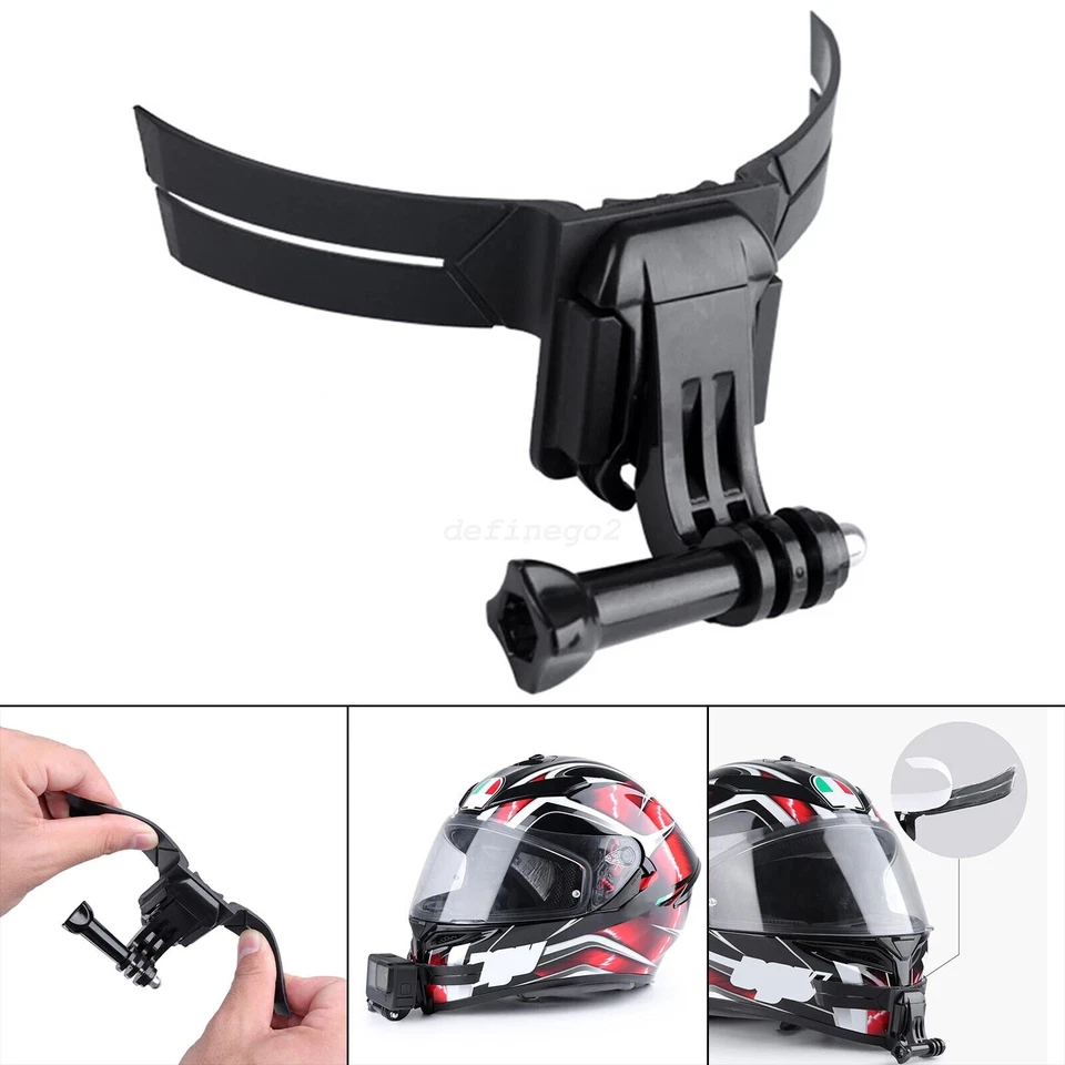 Motorrad Helm Halterung Halter Chin Mount Zubehör für Gopro Hero Action Kamera - Bild 3 von 4