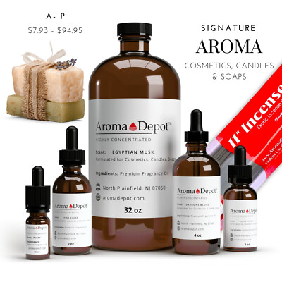 Fragrance oil for Candles Soap Making Bath Diffuser Burners Incense Scented Oils