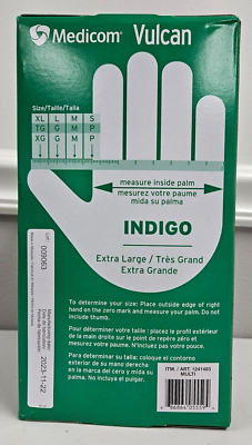 【マルカンラニ】 Medicom Vulcan Nitrile Glove Gant General Purpose Extra-Large 150