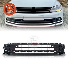 Bumper Face Bar Grille For 2015-2018 Volkswagen Jetta VW1036137 5C6853671P9B9