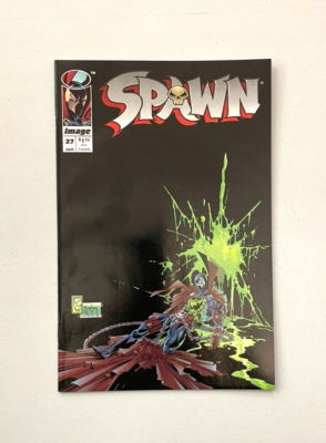 SPAWN 27 未開封 UVフィルム梱包 コレクション品 SPAWN #27 NEAR MINT 1995 TODD MCFARLANE CURSE IMAGE COMICS b-499