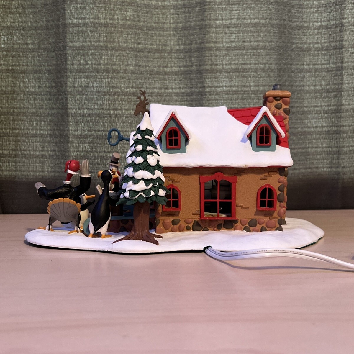 Danbury Mint Disney Winter Wonderland North Pole Village Hall In