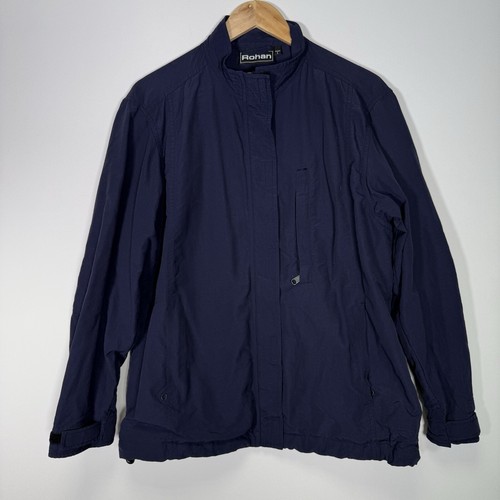 Rohan Women’s Size Large UK 14-16 Navy Journey Jacket Coat VGC