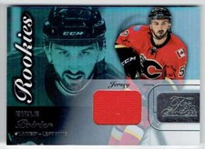 2015-16 FLEER SHOWCASE FLAIR MATERIALS EMILE POIRIER JERSEY 1 COLOR CALGARY