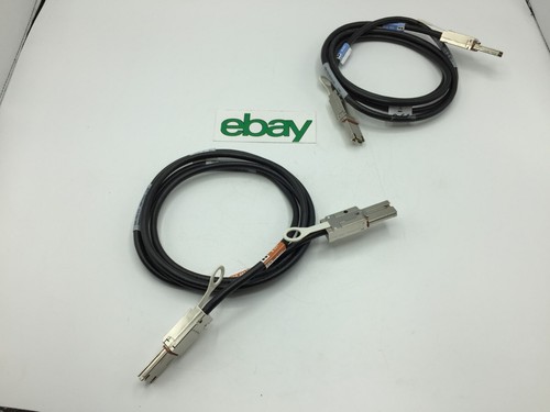 Lot of 2 EMC 038-003-787 Molex Mini-SAS SFF-8088 to SFF-8088 2 Meter - FREE S/H