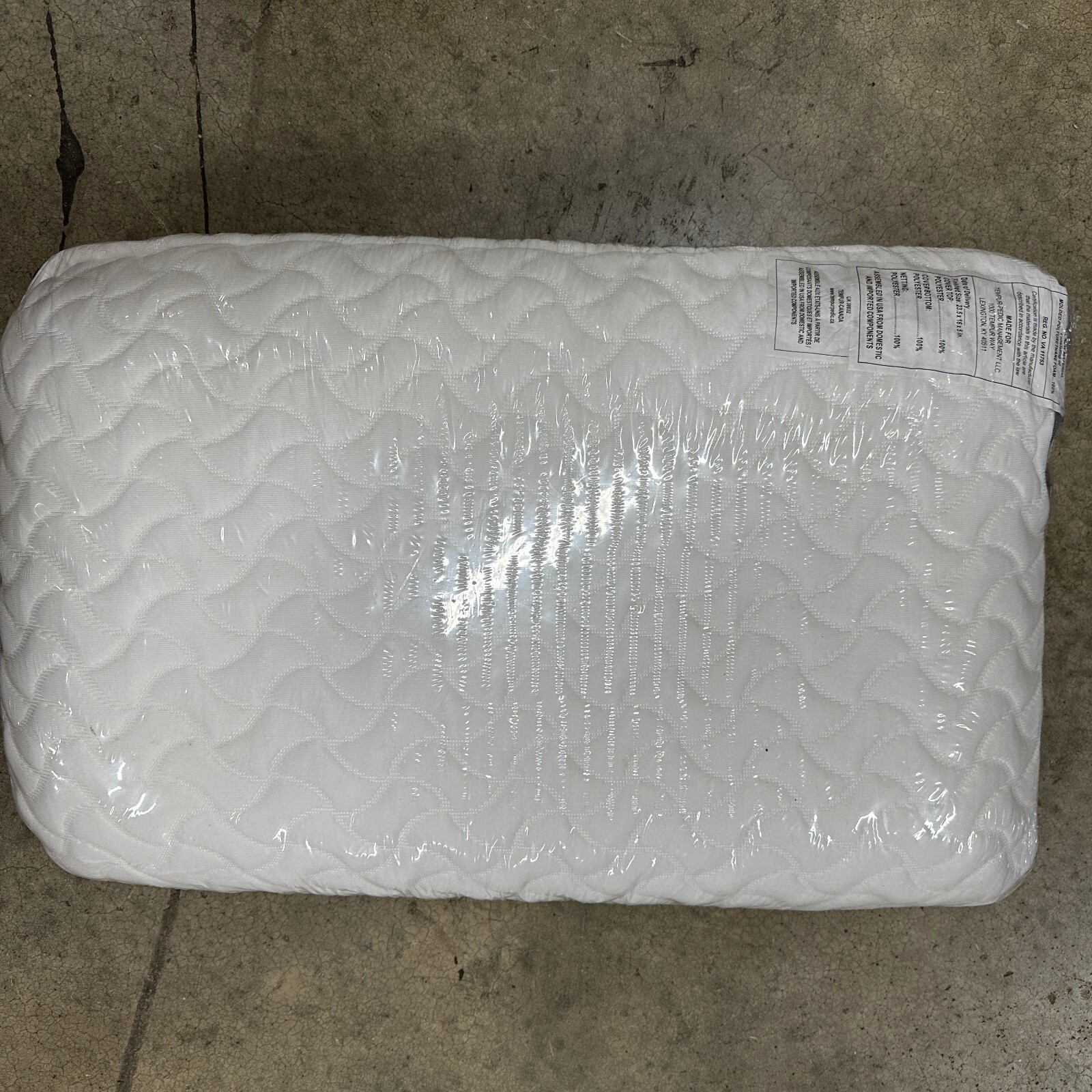 TempurPedic TempurCloud Standard Zipper Cotton Bed Pillow White eBay