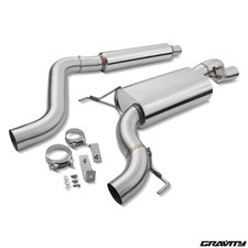 STAINLESS CAT BACK SPORT EXHAUST SYSTEM FOR VAUXHALL OPEL CORSA D 1.6 TURBO VXR