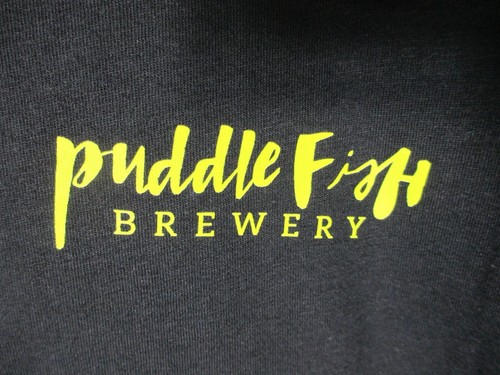 Puddle Fish Brewery Costa Rica Men's 2XL Black Graphic T-Shirt Trucks Cold Beer - Picture 2 of 5