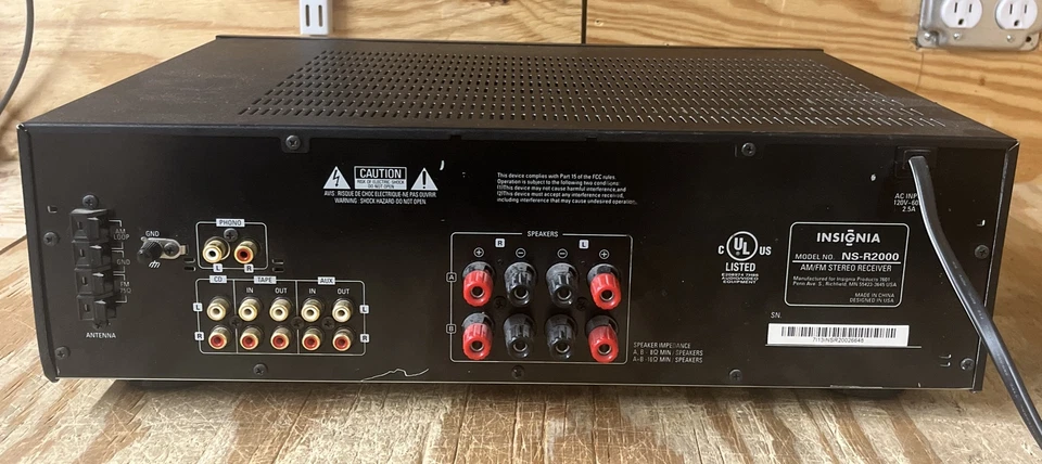 Insignia NS-R2000 AM/FM Stereo Receiver - Image 3 of 4