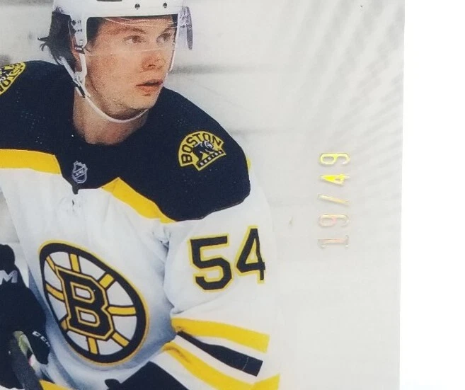 2021-22 Upper Deck Ultimate JACK AHCAN Rookie Ultimate Introductions /49 Gold RC - Image 3 of 4