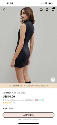 2 Cider dresses: 1 Mini Black Dress And 1 Midi, Retro Red Dress. | eBay
