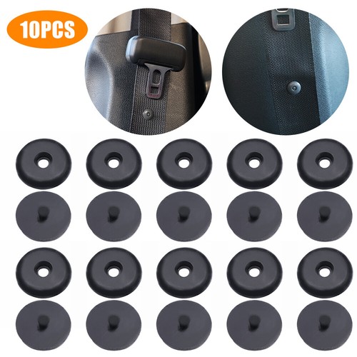 10 de tope cinturón de de automóvil límite de hebilla clip retenedor botón de parada | eBay