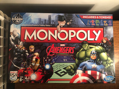 MONOPOLY MARVEL AVENGERS/モノポリー アベンジャーズ Hasbro Monopoly: Marvel Avengers Edition Board Game, Ages 8 and Up