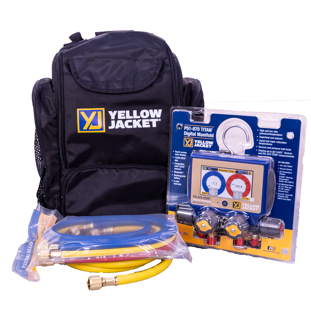 Yellow Jacket 40870 P51-870 Titan Digital Manifold Kit | eBay