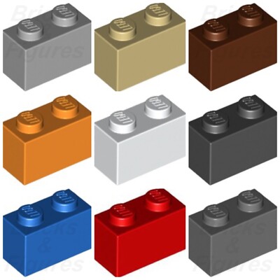LEGO 1 x 2 Brick Part Pick Colour & Amount 10, 20, 50 Genuine Parts 3004