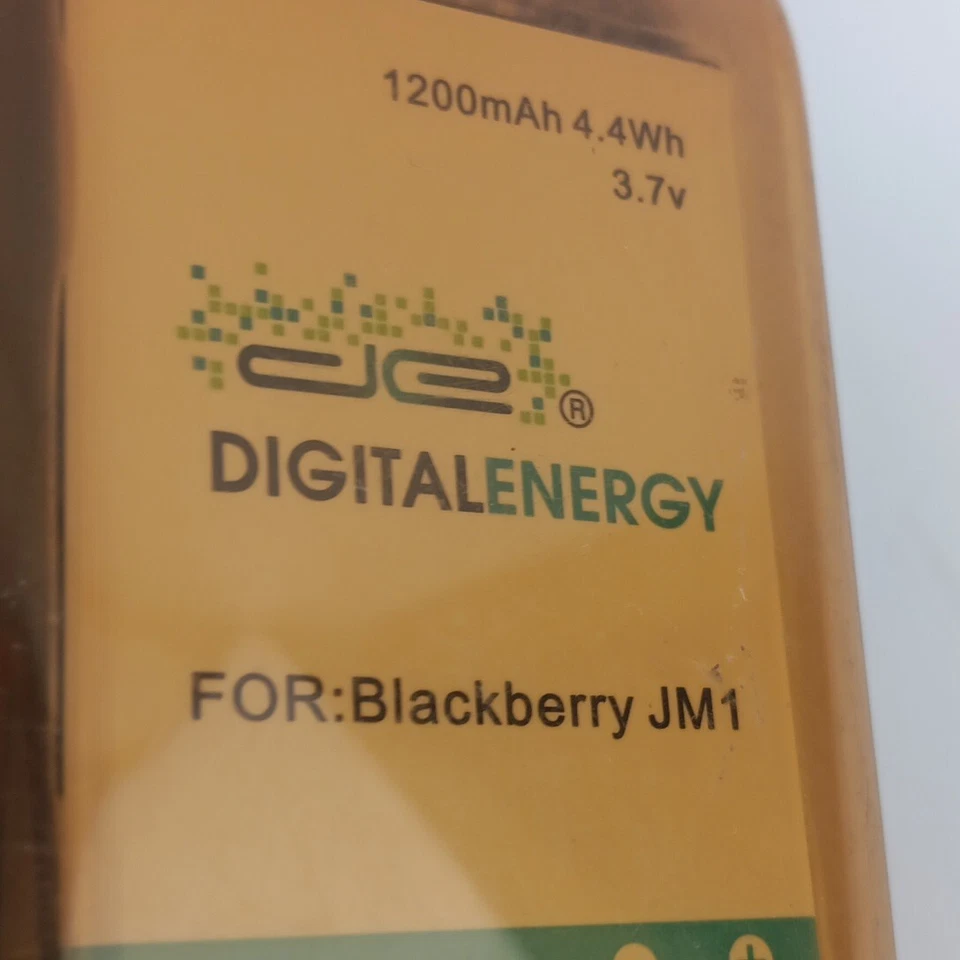 Batería y cargador de iones de litio vintage para BlackBerry JM1 Digital Energy 3,7 Wh 1200 mAh Foto 4 de 4