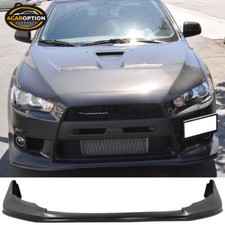 Fits 08-15 Mitsubishi Lancer Evo 10 X Pu Front Bumper Lip Spoiler Splitter
