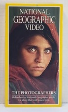 National Geographic VHS Box Lot set of 8 Tapes in Holder Nature Educational 90s