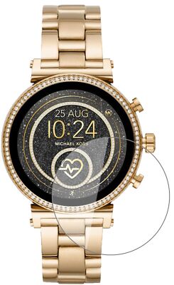 Schutzfolie für Michael Kors Sofie 2.0 Smartwatch Anti-Shock klar 9H Display