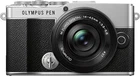 Olympus PEN E-P7 Mirrorless Digital Camera 14-42mm EZ Lens Kit Silver Black new