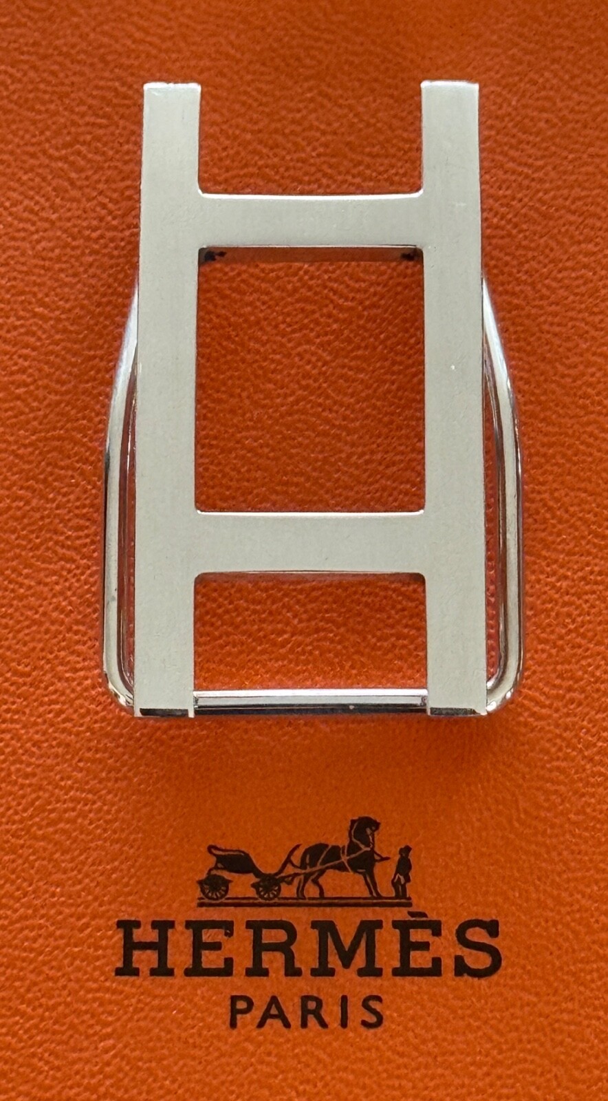 Hermes Paris Sterling Silver 925 Money Clip
