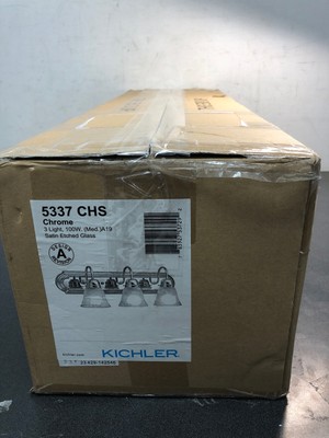 Kichler 5337CHS 3 Light 24'' Wide Bathroom Vanity Light - Chrome