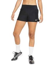 Nike Women's Dri-fit Black Running Shorts L101423 Size Medium