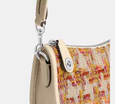 COACH Neutral Multi Swinger 20 In Tweed Women Shoulder Bags CP444