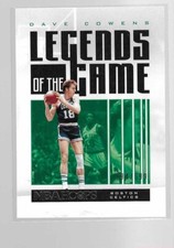 DAVE COWENS 2020-21 PANINI HOOPS LEGENDS OF THE GAME CARD #62  /699