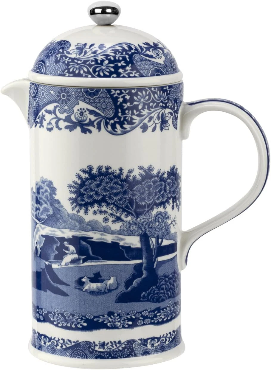 Elegant Blue Italian French Press - 28oz Coffee, Tea & Espresso Maker
Opens in a new window or tab