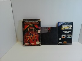 Swords & Serpents (NES) Game Cartridge, Box, Sleeve, Manual Tested