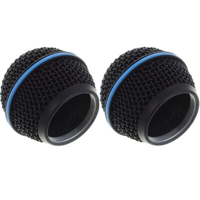 2 Pack RK323G Microphone Grille for Shure BLX SLX Beta58A Vocal Microphone Black