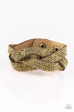Paparazzi Nice Girls Finish Last Bracelet-Brass