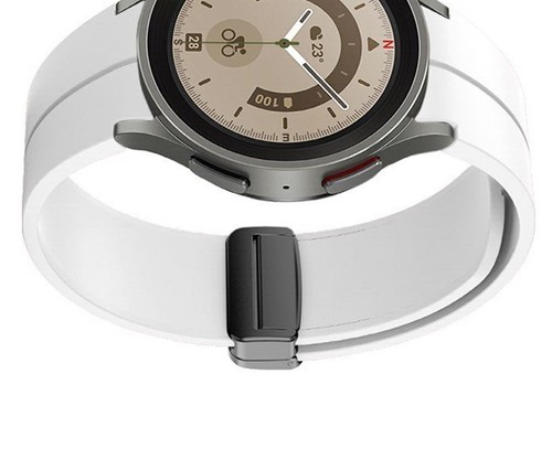 Strap For Samsung Galaxy Watch 5/5 Pro/4 Silicone Band Magnetic Buckle 45mm/44mm - Picture 9 of 24