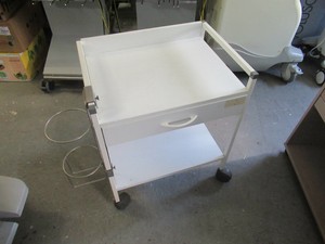 Arztschrank Rollwagen Schrank Gerätewagen Wagen Elektrodenablage aus