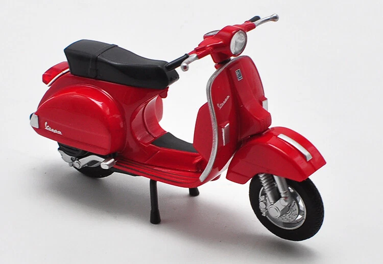 Welly 1:18 Vespa 2016 PX MOTORCYCLE BIKE DIECAST MODEL Toy NEW IN BOX Red - Image 4 of 4